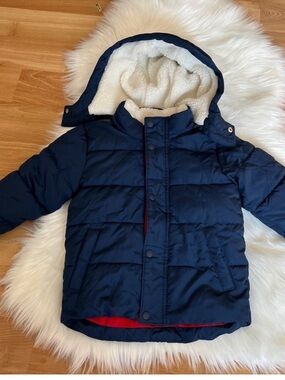 Baby Gap Boys Cold Control Max Winter Puffer Jacket Coat 2T Blue Red Boys Girls‎